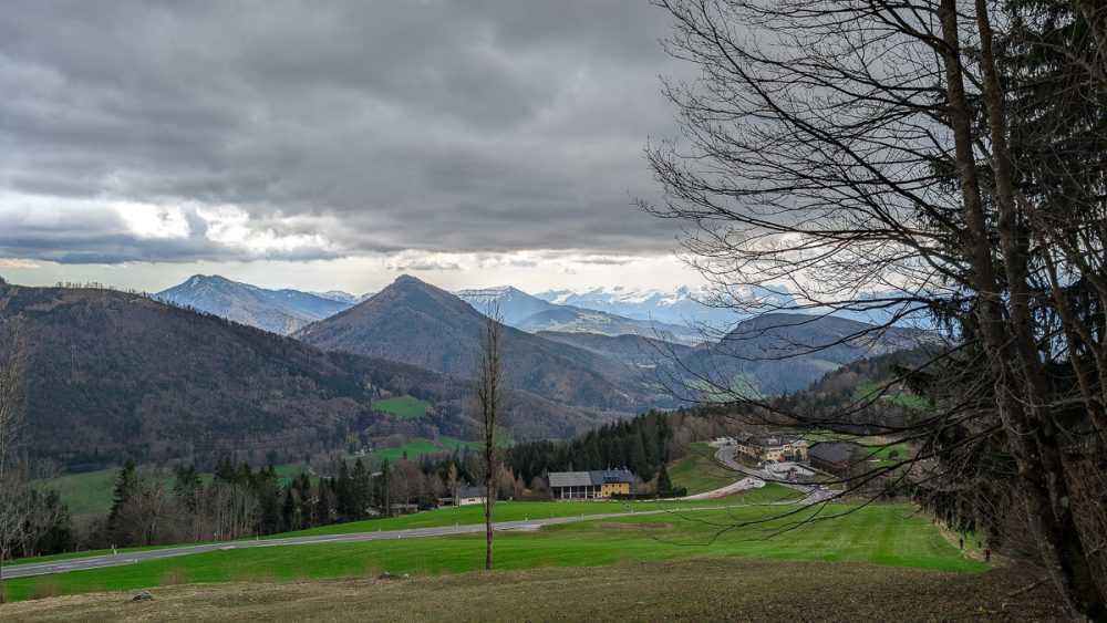 Sturmtief im Anmarsch über dem Gaisberg